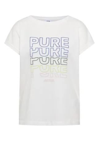 Cecil - T-Shirt mit Frontprint weiß - Gr. - XXL