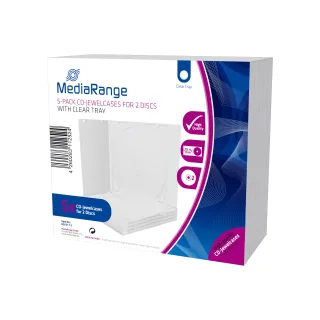 MEDIARANGE BOX31-T-2 | box31-t-2 | Schmuckschatulle - 2 Disks