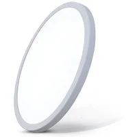 ENOVALITE LED Einbauleuchte LED CCT Panel, Ein-/Aufbau, 18W, 1880 lm, ø225x17mm, LED fest integriert, warmweiß, CCT, neutralweiß, kaltweiß, Lochdurchm. variabel, Lichtfarbe einstellbar