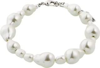 pilgrim - Perlenarmband - Willpower weiß - Gr. - OS