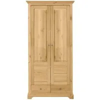 OTTO home Garderobenschrank Ayanna, Dielenschrank, Kleiderschrank, Schrank Breite 94 cm, 2-türig, aus massiver Kiefer, FSC®