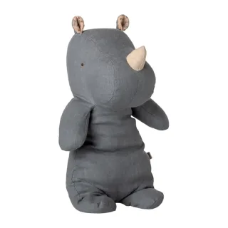 Maileg Safari Friends medium RHINO staubblau
