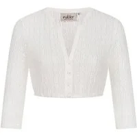 Nübler Dirndlbluse Dirndlbluse Langarm Juna in Creme von Nübler