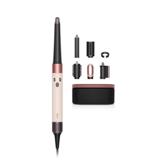 Dyson Airwrap i.d. Straight & Wavy ceramic [inkl. 6 Aufsätze: Bürstenaufsatz Rundbürste Lockenstab 40mm Lockenstab konisch 2x Trockenaufsatz + Aufbewahrungsbox] pink/roségold