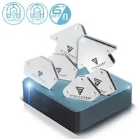 STAHLWERK Elektrowerkzeug-Set STAHLWERK 6 × Magnet-Schweißwinkel 30° x 45° x 60° x 75° x 90° x 135°