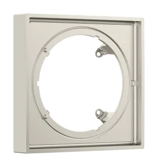 Hansgrohe Verlängerungsrosette AXOR ShowerSelect ID eckig 22 mm edelstahl optik, 13645800 13645800