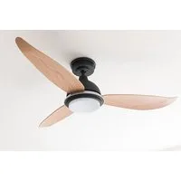Pepeo Deckenventilator Energiespar Deckenventilator Bayu 122 cm mit LED