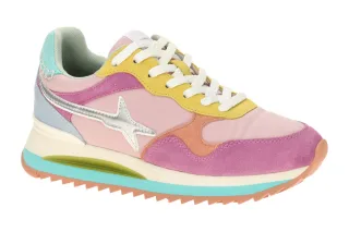 W6YZ 2016528_Yak Damen Sneaker fuchsia/pink/multi - weich gepolstert - Gummis...