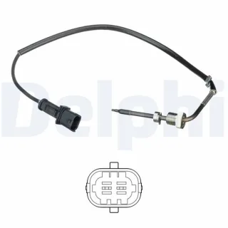 Delphi Abgastemperatursensor Dodge Journey Jeep Compass Patriot 2,0 TS30195