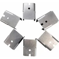 CHEFGASTRO® Bierzeltgarnitur 6x Edelstahl-Wandhalterungen Made in Germany passend für 35–45mm
