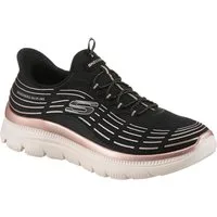 Skechers SUMMITS PLUS-SOFT LUSTER Slip-On Sneaker Freizeitschuh, Schlupfschuh in veganer Verarbeitung