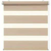 Doppelrollo ARD Rollo ohne Bohren, Rikmani, Klemm- oder Schraubmontage, Moderne Optik, Klemm- oder Schraubmontage, Sicht- und Sonnenschutz