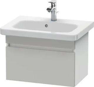 Duravit DuraStyle Waschtischunterbau wandhängend Betongrau & Weiß Matt 580x368x398 mm - DS637900718 DS637900718