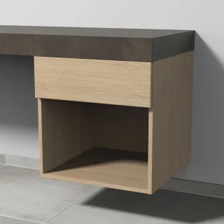 Sanipa Anbau-/Solitärschrank 2morrow (P1353) 510x500x520 Eiche-Nordic, P135348 P135348
