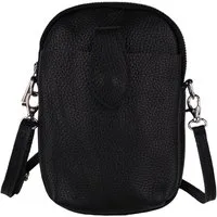 MIRROSI Handytasche Damen Kleine Umhängetasche aus Echtleder Made in Itlay (ca. 14x21x3cm), Mini Handytasche zum Umhängen, Handy Tasche