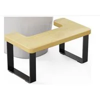 Youyijia Toiletten-Stuhl 7 Zoll Metall Toilettenhocker Rutschfester Fußhocker Badezimmer