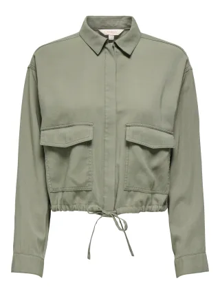 ONLY - ONLARIS LIFE LS JACKET WVN CC Smokey Olive - Gr. - M