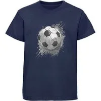 MyDesign24 T-Shirt Kinder Fussball Printshirt Bedrucktes Fussball T-Shirt kurzarm i480