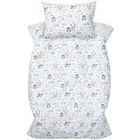 Amilian Kinderbettwäsche 100x135 - Bettwäsche Kinder - Kopfkissenbezug 40x60 cm Babybettwäsche, 2 teilig, 100% Baumwolle, für Mädchen und Jungen