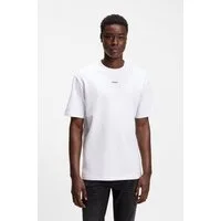 HUGO T-Shirt Rundhalsausschnitt, Relaxed Fit, Logo-Print