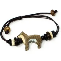 Cornelißen Armband Armband mit Holzmotiv - Wolf