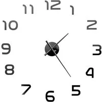 tinkaro Uhr 3D-Wanduhr HECTOR Ethylen-Vinylacetat XXL-Schwarz