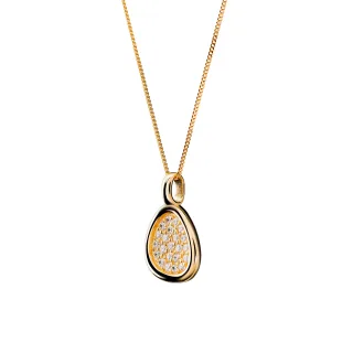 Orphelia 'Layla' Damen-Kette mit Anhänger aus 925er Sterlingsilber – Gold ZH-7489/G