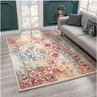 Sanat Teppich Vintage 1606, rechteckig, Höhe: 13 mm, Wohnzimmer, Kurzflor, Vintage Look, Retro