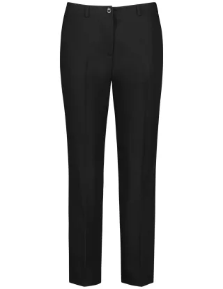 GERRY WEBER Collection - 7/8 Hose mit Bügelfalten schwarz - Gr. - 44