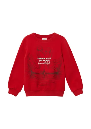 s.Oliver - Sweatshirt rot - Gr. - 104/110