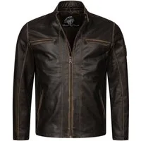 Rock Creek Lederjacke Herren Leder Jacke H-351