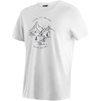 Maier Sports T-Shirt Dieter Print Herren Kurzarmshirt, leichtes Sommer Funktionsshirt, Rundhals, Reg Fit