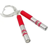 traumschmuck Paar Ohrhänger 036aohr Ohrhänger Walze Hämatit rot matt, Strass, silberfarben (Geschenk, Muttertag, Weihnachten, Geburtstag, Valentinstag, incl. Schmuckbox)