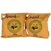 pandoo Filterbeutel Natürliche Lufterfrischer mit Bambus Aktivkohle, 0.2 kg, (Set, 2-St), Aktivkohle