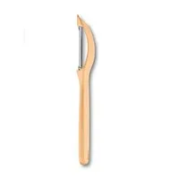 Victorinox Spargelschäler Universalschäler aus rostfreiem Edelstahl, ideal für Obst und Gemüse, Ergonomischer Griff, spülmaschinenfest, Farbe: Hellorange