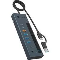 IB-HUB1743-CPD, USB-Hub anthrazit