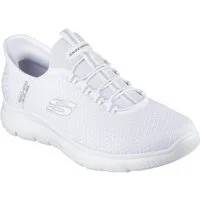 Skechers SUMMITS-HIGH RANGE Slip-On Sneaker, Freizeitschuh mit Slip Ins-Fersenpart für einen leichten Einstieg