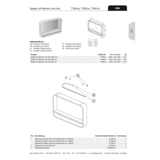 Ideal Standard Elektronik mit Trafo DEA, TV08567 TV08567