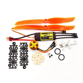 XXD A2212 2212 2450KV KV2450 Brushless Motor+HTIRC 40A ESC+5030 Prop Blade Propeller RC Power System Combo for RC Drone