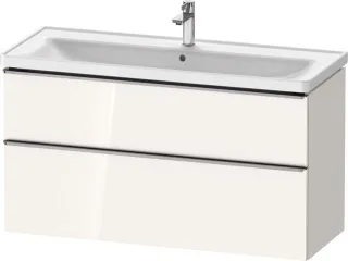 Duravit D-Neo Waschtischunterbau wandhängend Weiß Hochglanz 1184x452x625 mm - DE4391070220000 DE4391070220000