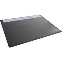 DURABLE Schreibtischunterlage Durable 722301 Schreibunterlage 4-Jahreskalender Schwarz, Transparent