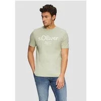 s.Oliver T-Shirt mit Logo-Print Rundhals, kurzarm