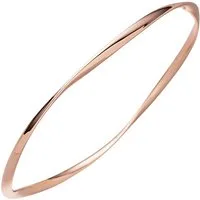 JOBO Armreif, 925 Silber roségold vergoldet