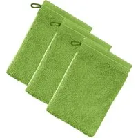 Möve Waschhandschuh Waschhandschuh "Superwuschel" 3er-Pack, Frottier, Walk-Frottier Uni