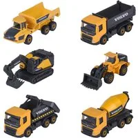 majORETTE Spielzeug-Traktor Majorette Volvo Construction 3 Pieces Set, 2-sort.