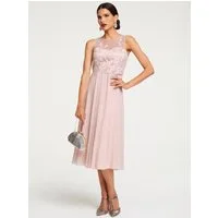 heine Etuikleid Cocktailkleid Ärmellos