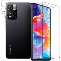 CoolGadget Schutzfolie Panzerfolie für Xiaomi Redmi Note 11 Pro+ 5G, (Spar-Set 4in1, 2x Displayschutz, 2x Kameraschutz), Panzerglas Schutzfolie für Redmi Note 11 Pro+ 5G Folie