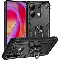 CoolGadget Handyhülle Armor Shield Case für Xiaomi Redmi Note 13 6,67 Zoll, Outdoor Cover Magnet Ringhalterung Handy Hülle für Redmi Note 13 4G