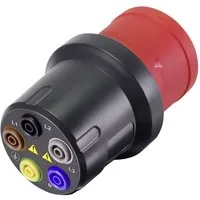 VOLTCRAFT CEE-Stecker VOLTCRAFT VMA-3L 32 Messadapter CEE-Stecker 32 A 5polig - Buchse 4 mm, (VMA-3L 32)