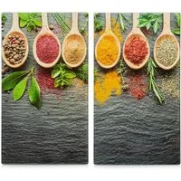 Zeller Present Herd-Abdeckplatte SPICES, aus ESG-Sicherheitsglas hergestellt